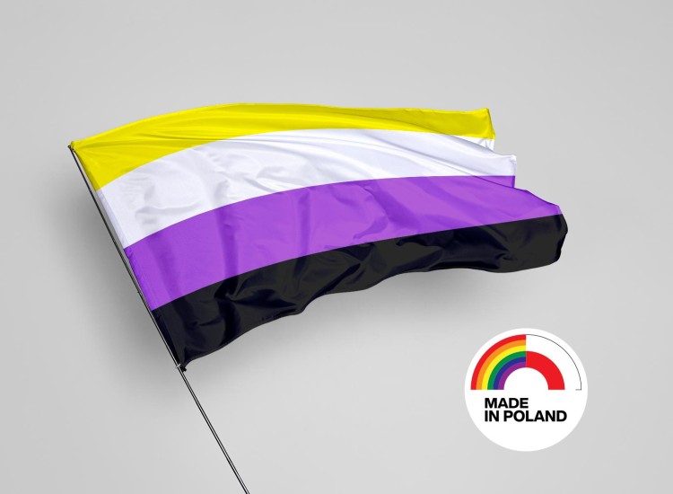 Flaga Osob Niebinarnych